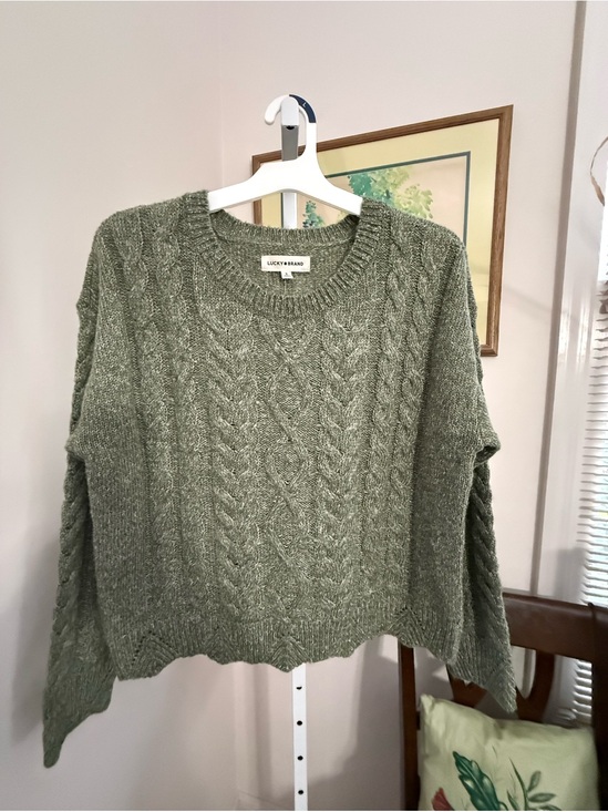Lucky Brand Sweaters - Lucky Brand Long Sleeve Cable Knit Crew Neck Sweater . NWT. Size Medium.